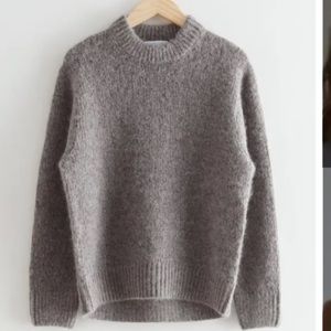 NWT Paris Atelier & Other Stories oversized alpaca wool jumper size medium